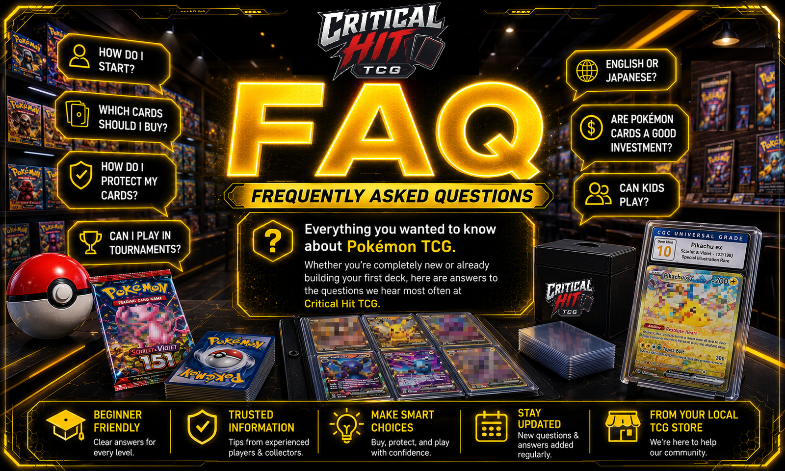 Pokémon TCG FAQ for beginners – cards, collecting and playing