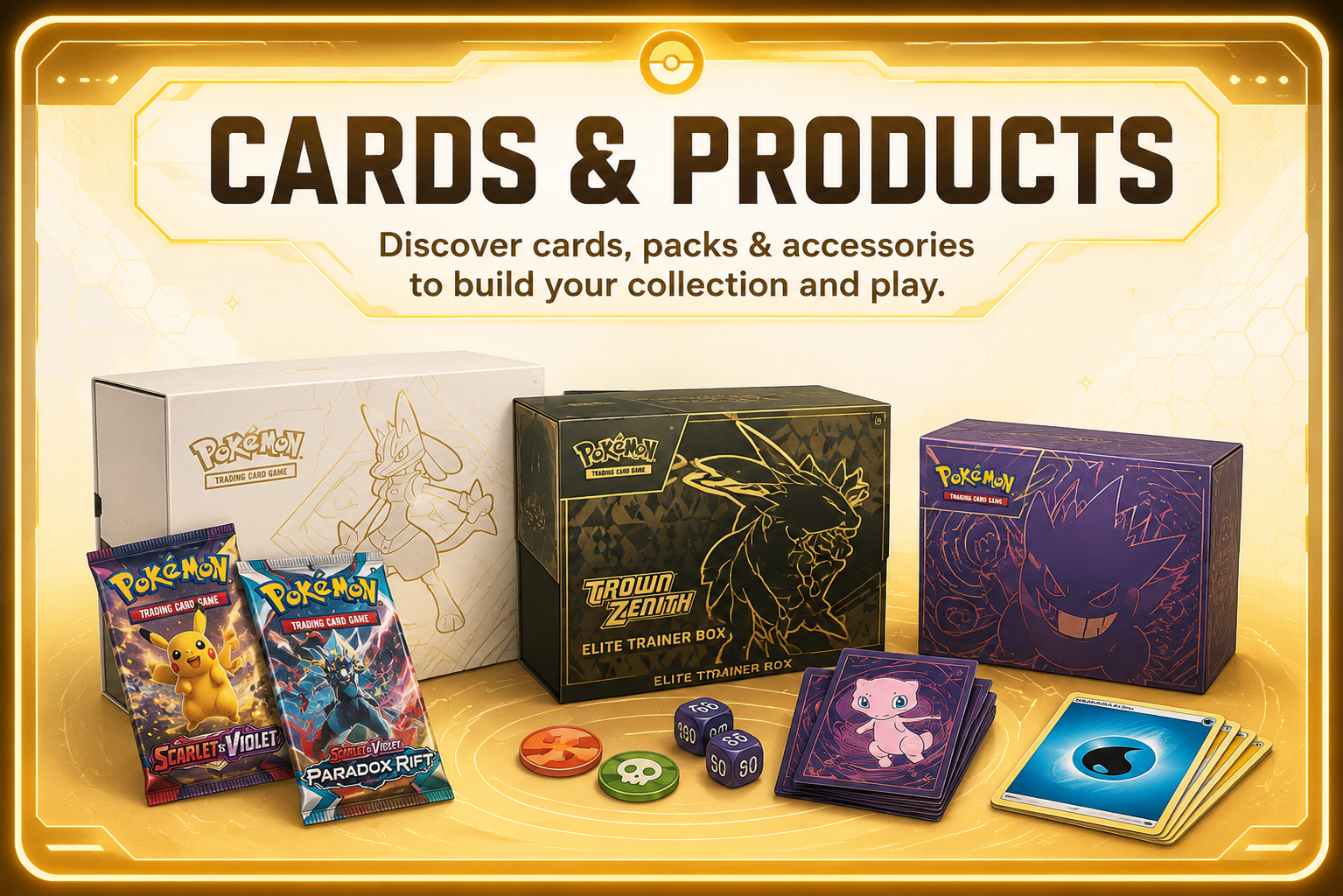 Pokémon TCG cards and products guide