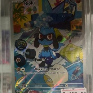 Riolu 215/198 Scarlet & Violet Illustration Rare Pokémon TCG card