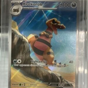 Krokorok 136/086 Black Bolt Illustration Rare Pokémon TCG card