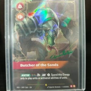 Renekton Butcher of the Sands 190*/166 Signature Vendetta Riftbound TCG card